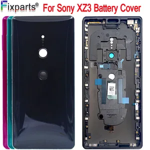 Новый корпус батареи дверь задняя крышка чехол для Sony Xperia XZ3 крышка батареи Корпус 6,0 