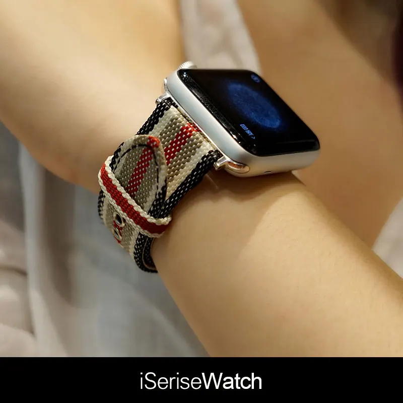 Нейлоновый ремешок Weaven для часов Apple Watch Series 2/3 Iwatch 38 мм/42 мм высококачественный