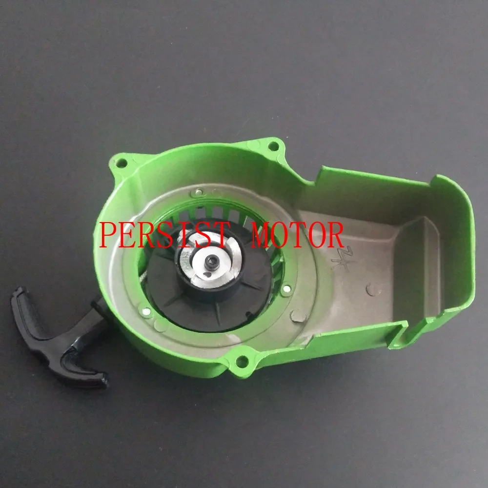 Алюминиевый Карманный 2 тактный стартер для мини велосипеда мотокросса 47cc 48cc 49cc