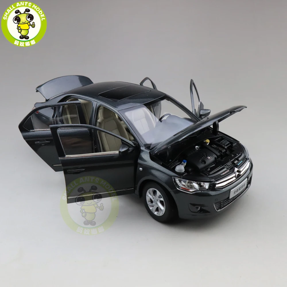 1/18 Citroen C-Elysee CElysee литая модель автомобиля игрушки дети мальчик девочка подарки на день рождения серый