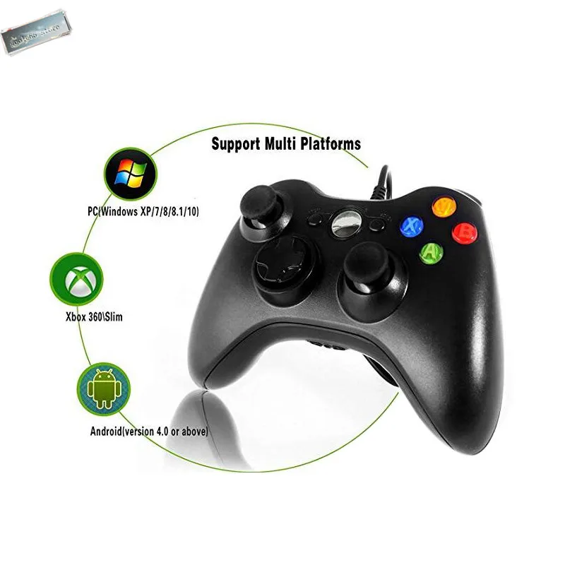 Проводной контроллер геймпады с USB кабелем для Microsoft XBOX 360 консоль проводной