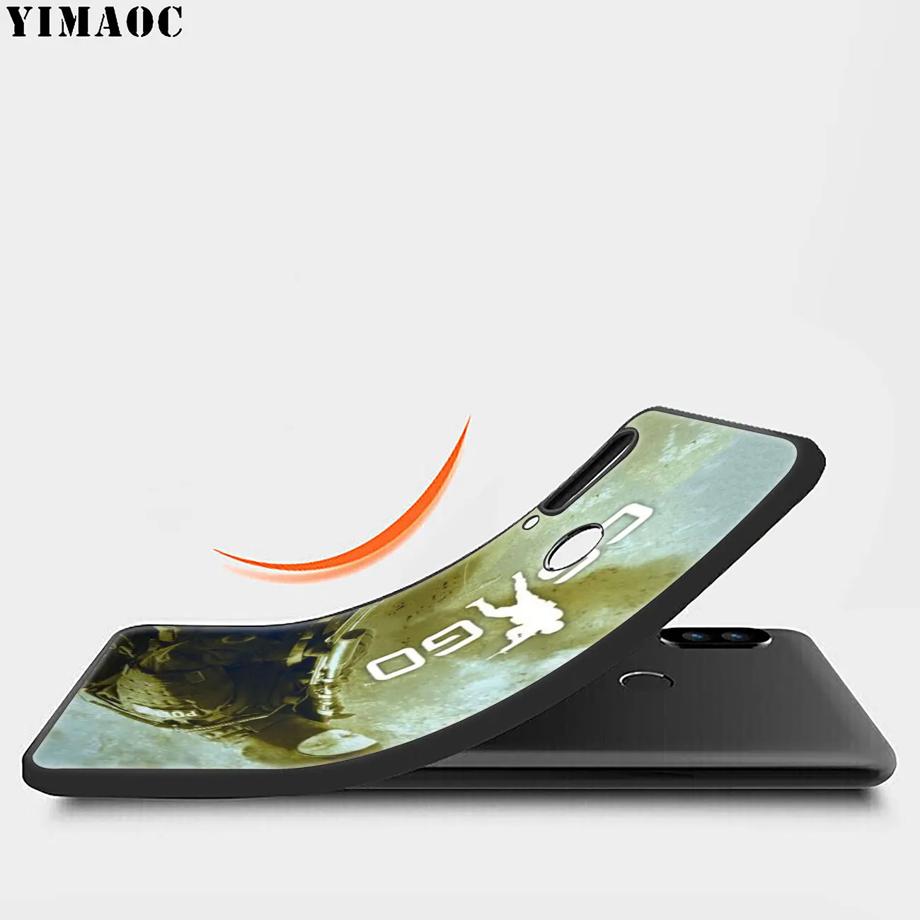 YIMAOC Counter Strike cs go Мягкий силиконовый чехол для Huawei P20 Pro P10 P9 P8 Lite Mini 2017 P Smart Z 2019 черный