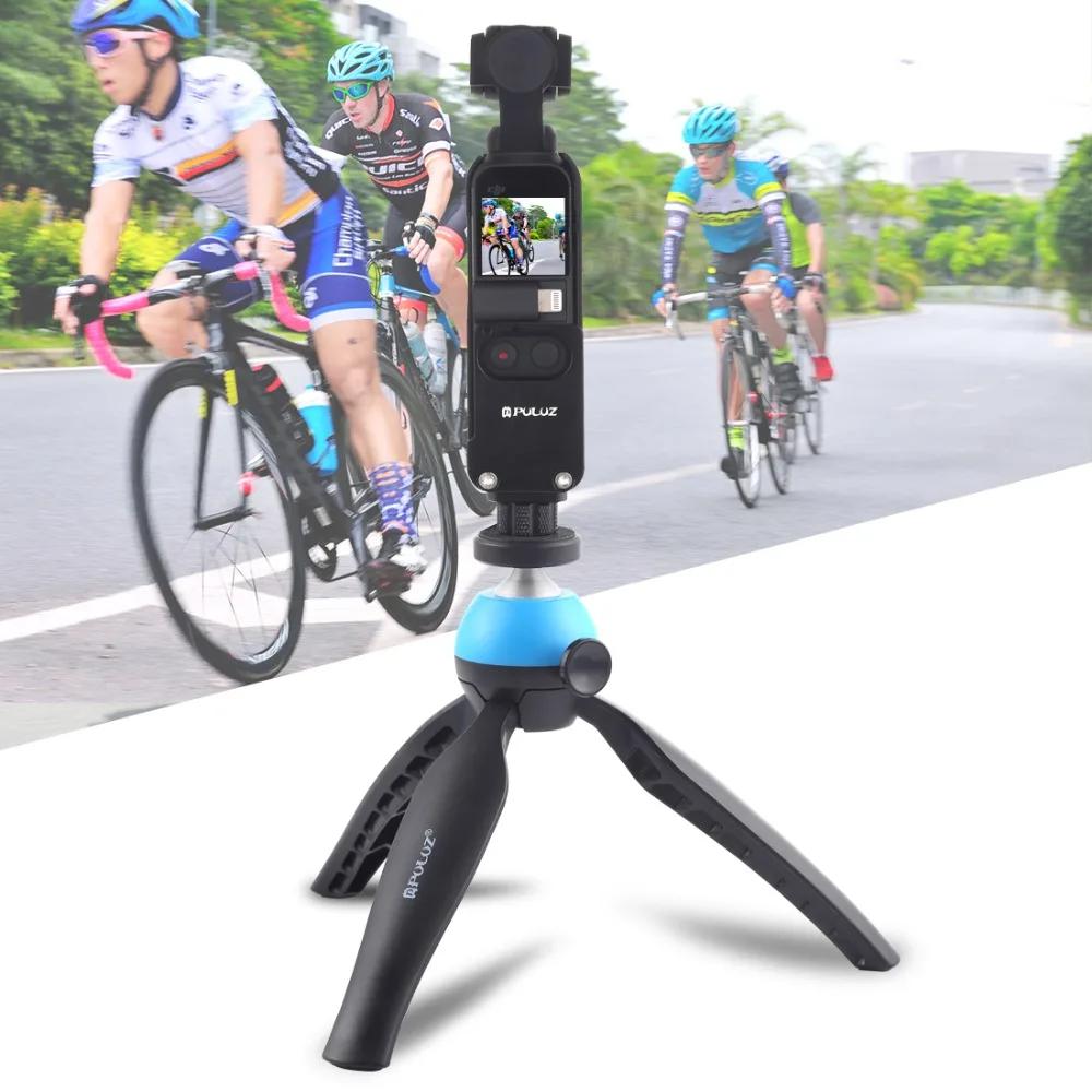 PULUZ корпус оболочки CNC алюминиевый сплав защитный чехол для DJI OSMO Карманный ручной карданный аксессуары