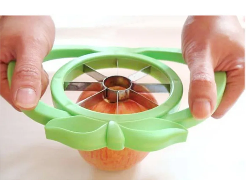 Kitchen Apple Slicer Corer Cutter Pear Fruit Divider Tool Comfort Handle for Peeler | Дом и сад