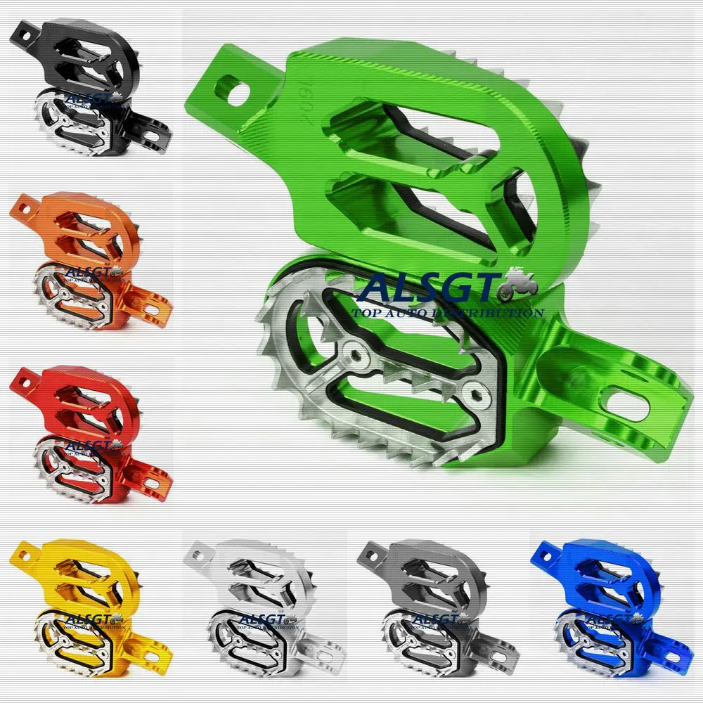 Для KTM 250/350 Freeride 620/625/660 LC4 640 Adventure/Duke/SM 640SE 640Duke CNC подножки Dirt Bike Подножки острые зубы