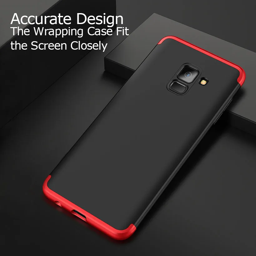 GKK 360 градусов Чехлы для samsung Galaxy A6 A7 A8 A8S A9 A9S Pro Star Lite примечание 9 8 S10e S10 S9 S8 плюс S7 окантованные скатерти