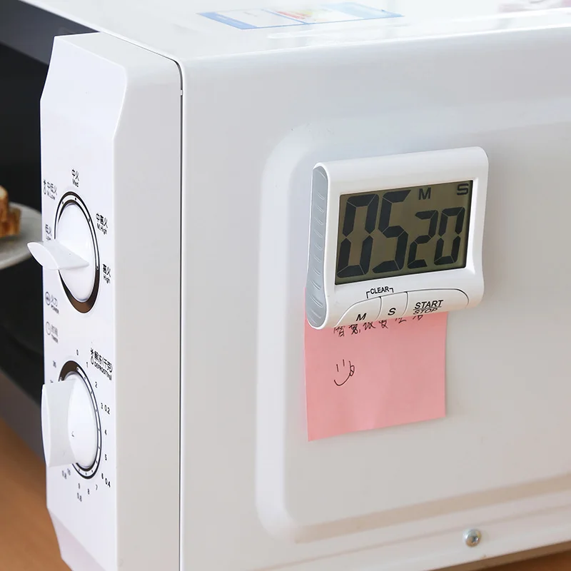 1PCs Multifunctional Kitchen Timer Portable Digital Cooking Clock With Count Up And Countdown Memory Function For | Дом и сад