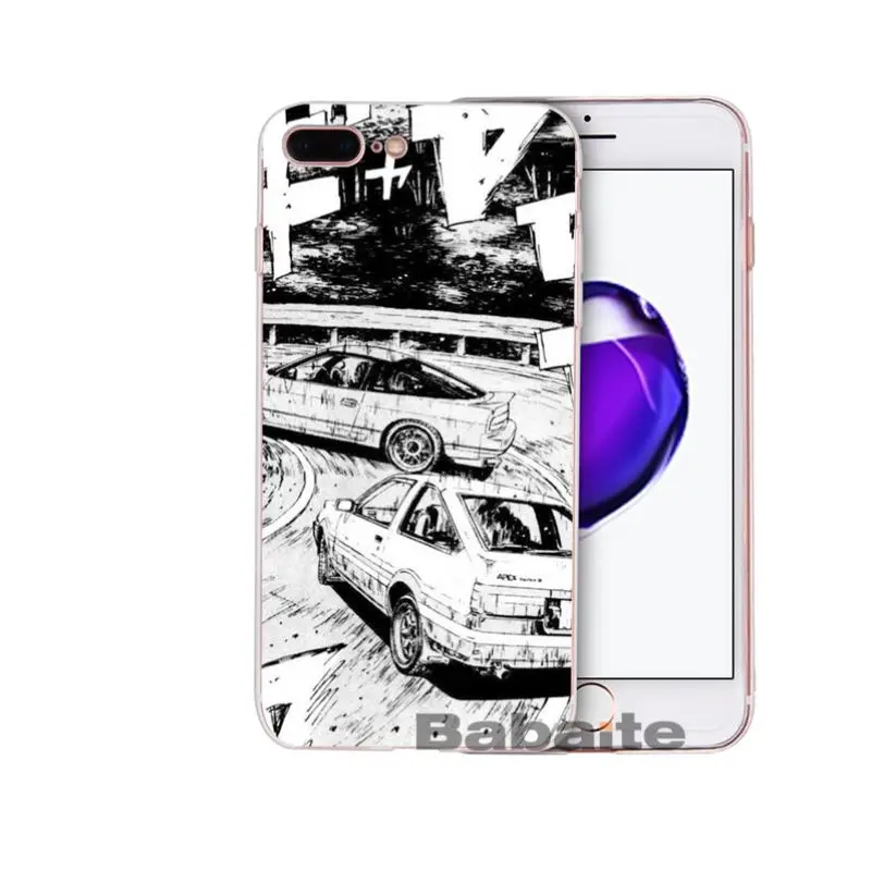 Babaite INITIAL D DIY печать рисунок чехол для телефона Apple iPhone 8 7 6 6S Plus X XS MAX 5 5S SE XR