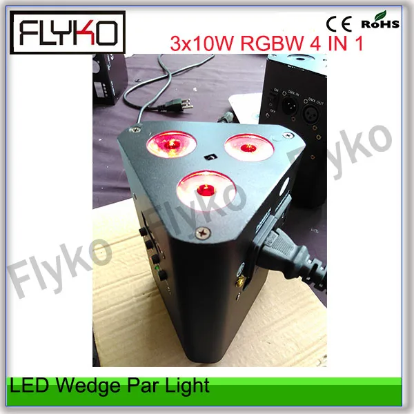 RGBW 4в1 стирка световой эффект 3*10 Вт Высокая яркость ИК контроль led Клин par свет|par