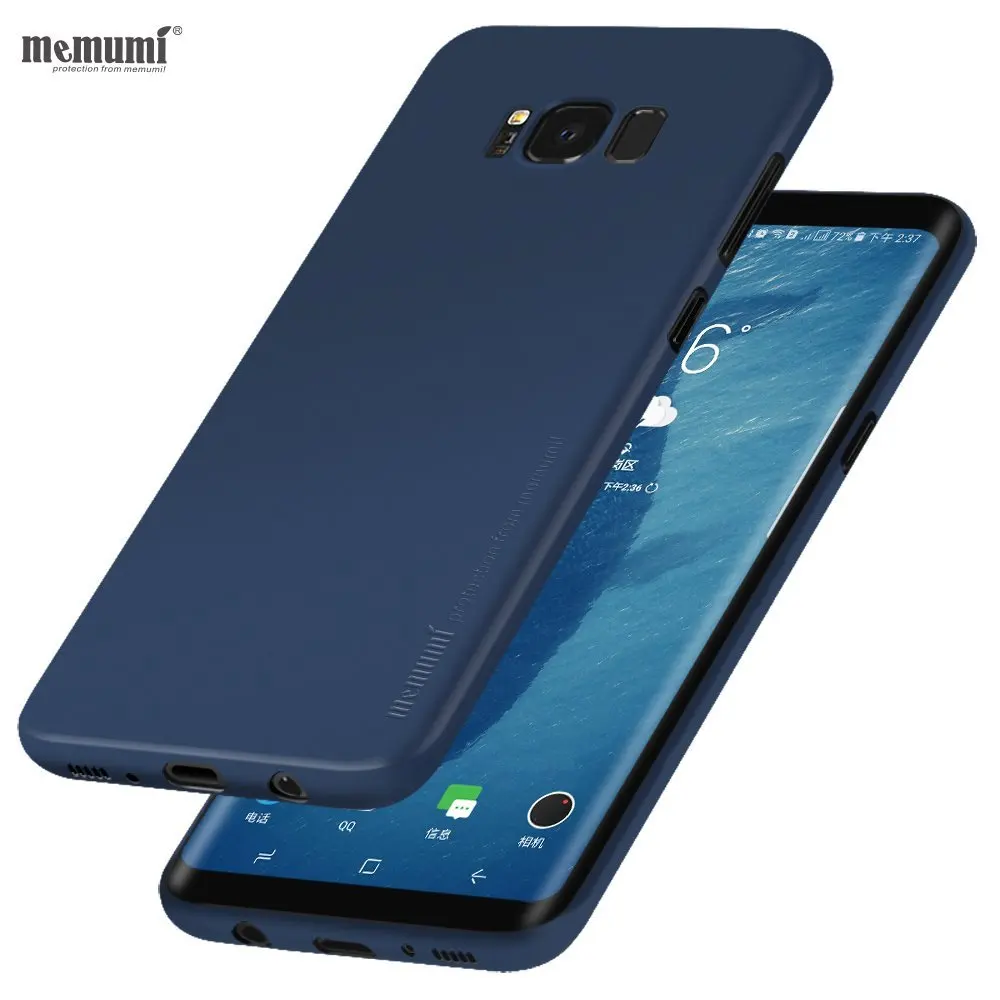 Transparent Bue Чехол для Samsung Galaxy S8 plus задняя крышка ультратонкие Чехлы для Galaxy S8 plus Матовый PP Тонкий чехол против отпечатков пальцев Funda s8plus - Цвет: Transparent Bue