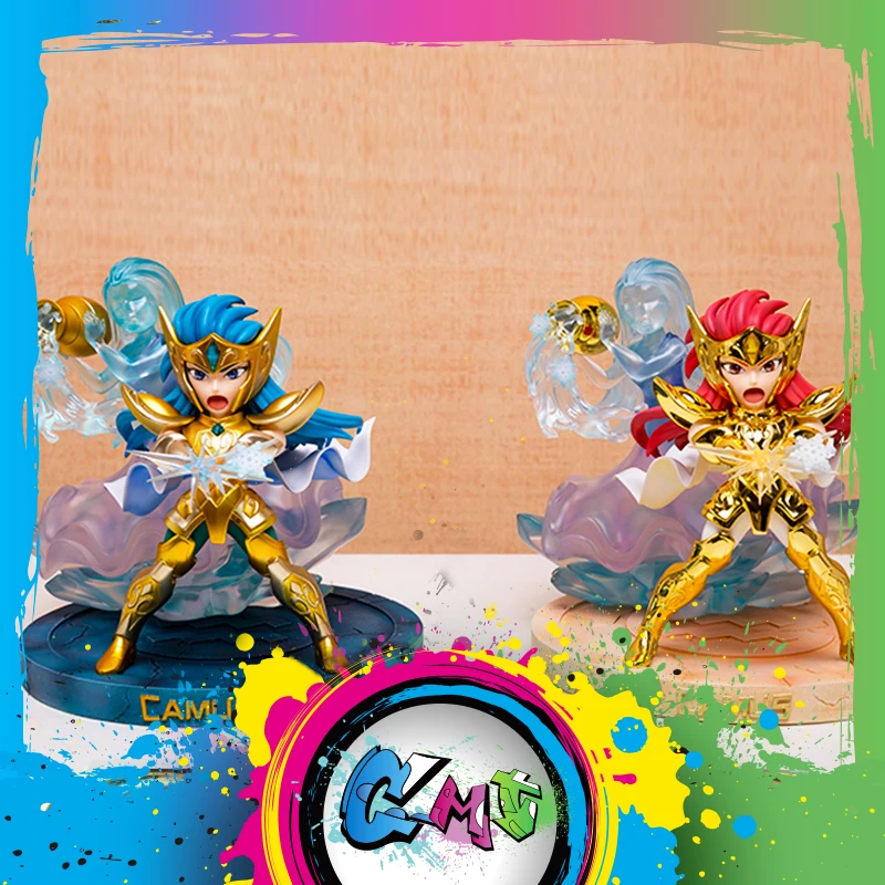 CMT в наличии Звезда модель Saint Seiya SD NX Aquarius Camus фигурка золото ограниченная версия и