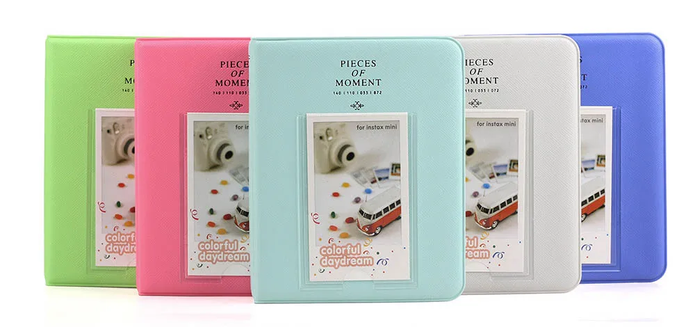 Coloffice 28 Pockets Fujifilm Instax Mini 8 Films 70 25 50s 90 Name Card Pieces Of Moment Photo Book Album 1 piece | Канцтовары для