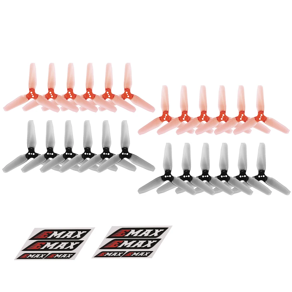 12 пар EMAX AVAN Mini 3 дюймовые прозрачные пропеллеры CW CCW для гоночного дрона 1106|Детали