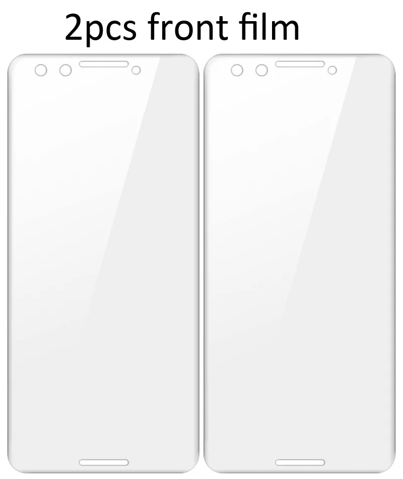 2xfront Imak Гидрогелевая пленка 3 III для Google Pixel 3a XL задняя Передняя Задняя Защитная Прозрачная Олеофобная пленка - Цвет: 2xfront