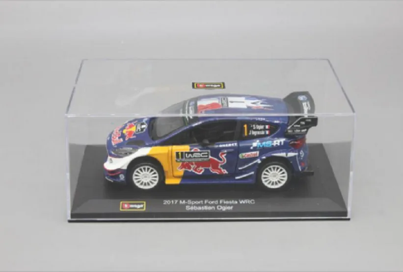 Модель гоночного автомобиля Bburago 1:32 2017 M Sport Ford Fiesta WRC Себастьен огир Ott Tanak новинка