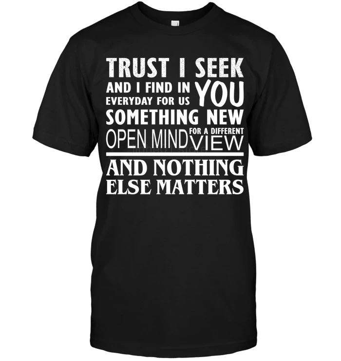 Trust I Seek You что-то новое и я нахожу на каждый день для нас больше ничего не значит