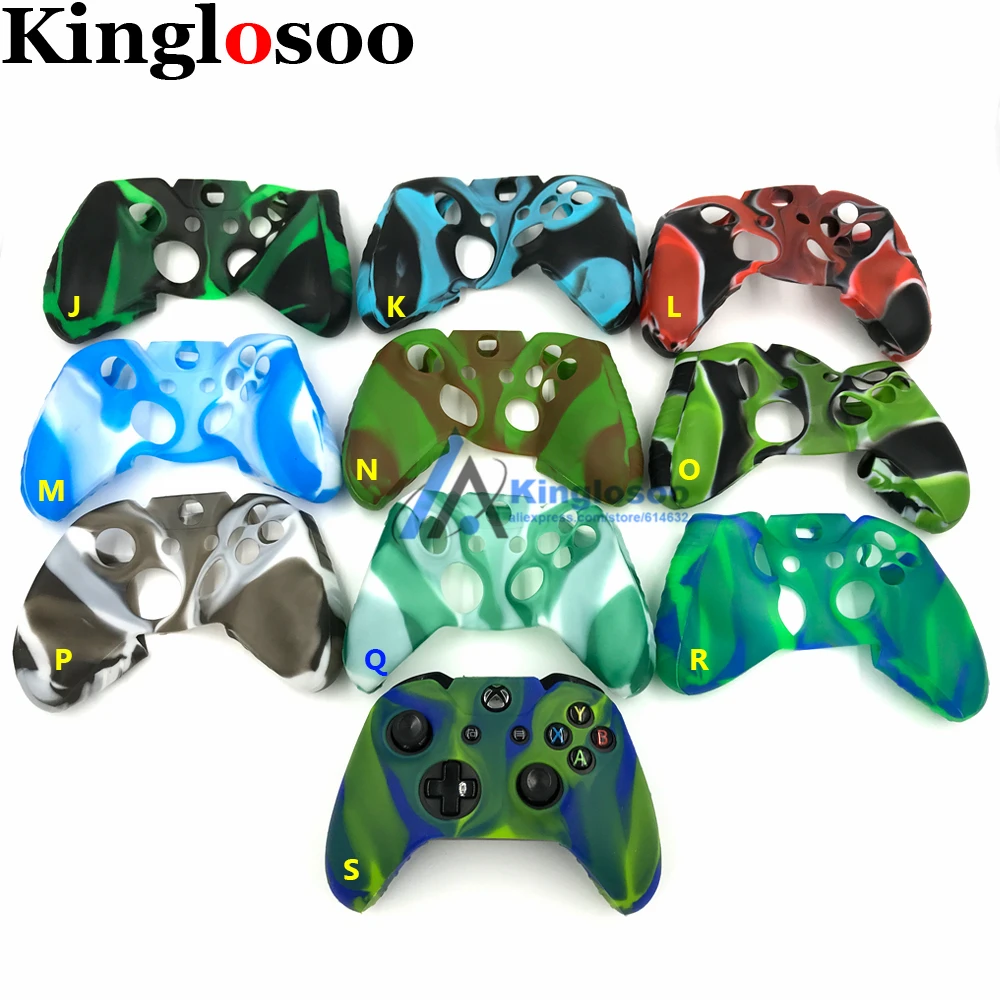 Камуфляжный силиконовый защитный чехол для Xbox One | Электроника