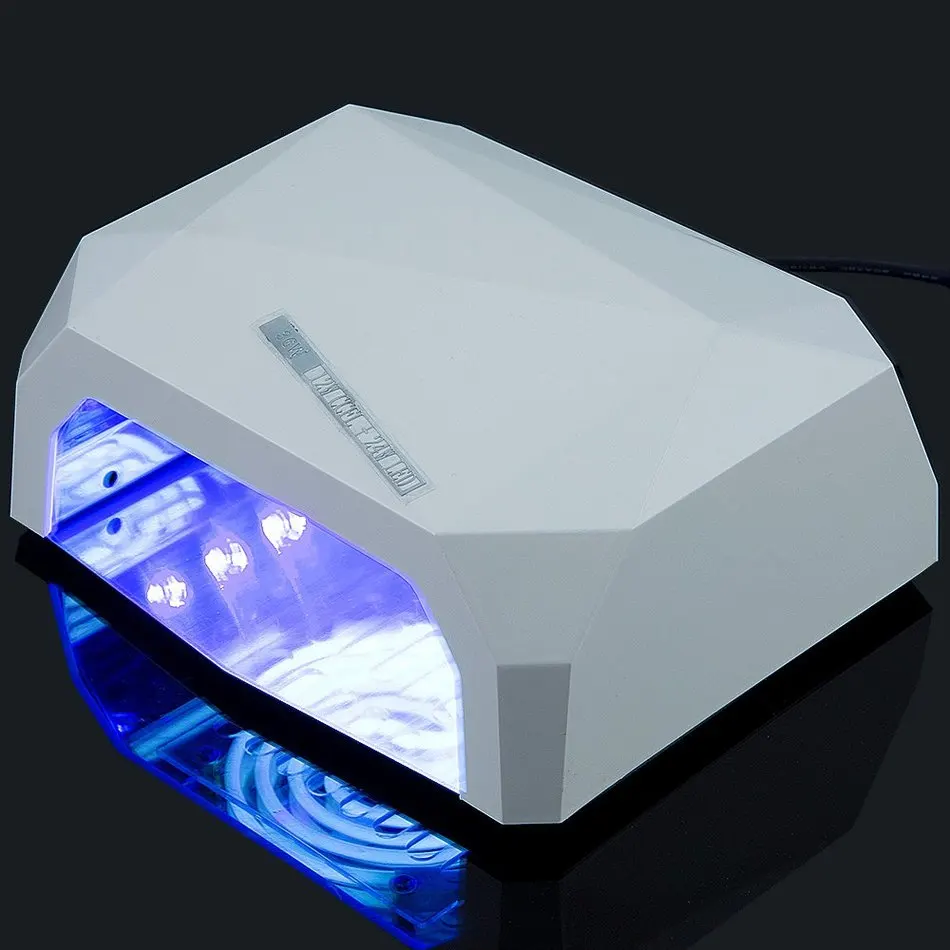 36 Вт Авто УФ светодиодный лампы Сушилка для ногтей солнечного света 365 405nm в форме