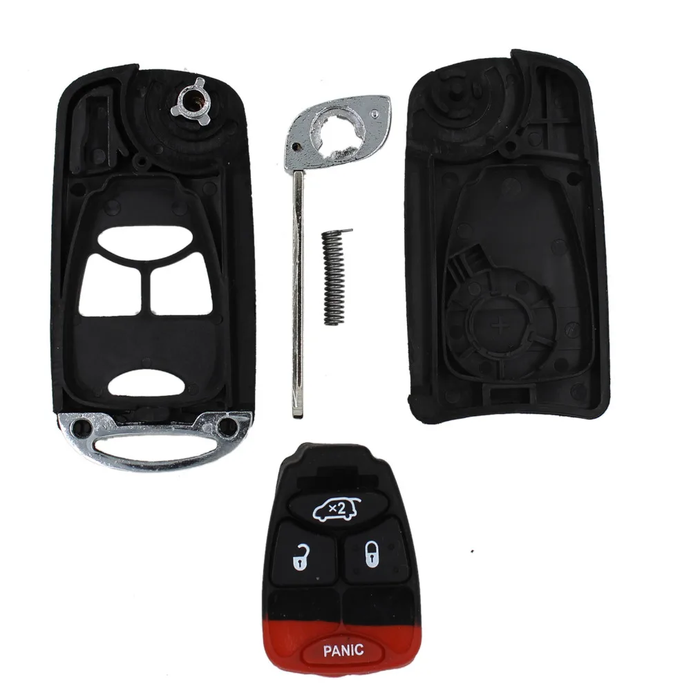 Чехол-книжка KEYYOU 10X с 4 кнопками для Chrysler 200 Dodge Caliber Avenger Jeep Liberty Patriot Nitro | Автомобили