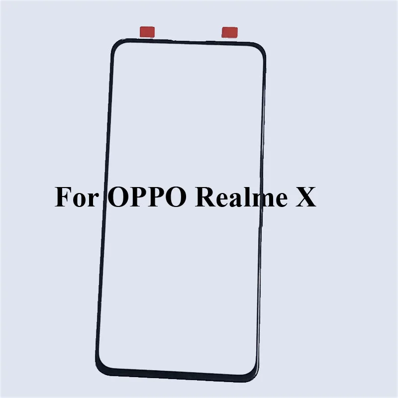2 шт. для OPPO Realme X Переднее ЖК стекло объектив сенсорный экран RealmeX внешнее экрана