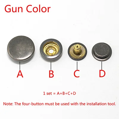 Meetee 30sets 12/15/17/20mm Pure Copper Sanp Button Down Jacket Invisible Button DIY Clothing Sewing Scrapbooking Accessories