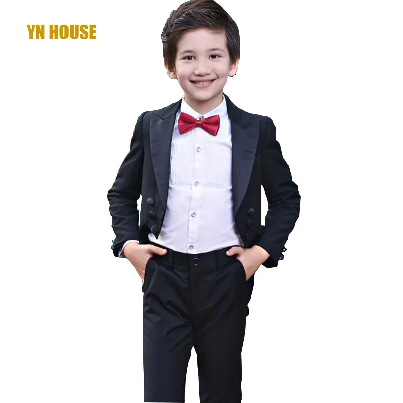 Костюм для мальчиков на свадьбу детские костюмы выпускной 95-165 см одежда свадьбы