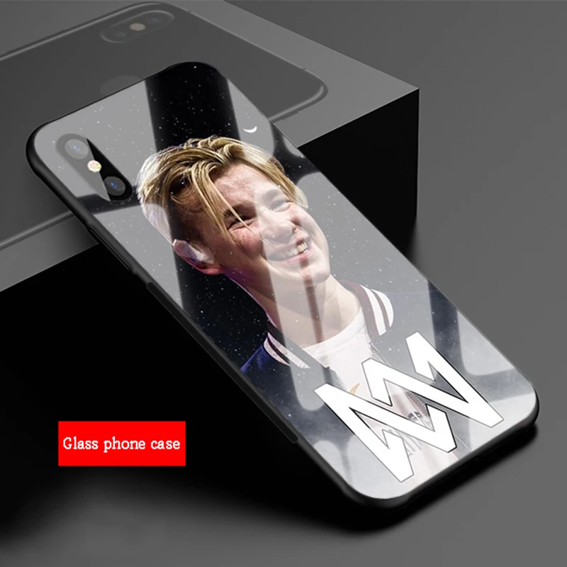 Маркус Мартинус Печатный чехол из закаленного стекла для телефона iPhone 6 6plus 7 plus 8