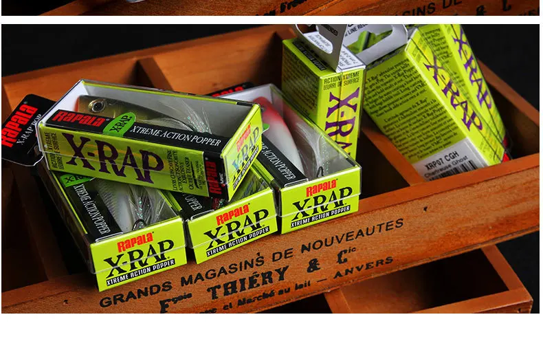 Rapala бренд X-Xrp07 поверхности воды литья рыбалка приманка 11g 7 см 3D тела с крючками два № 5 жестких с крючком
