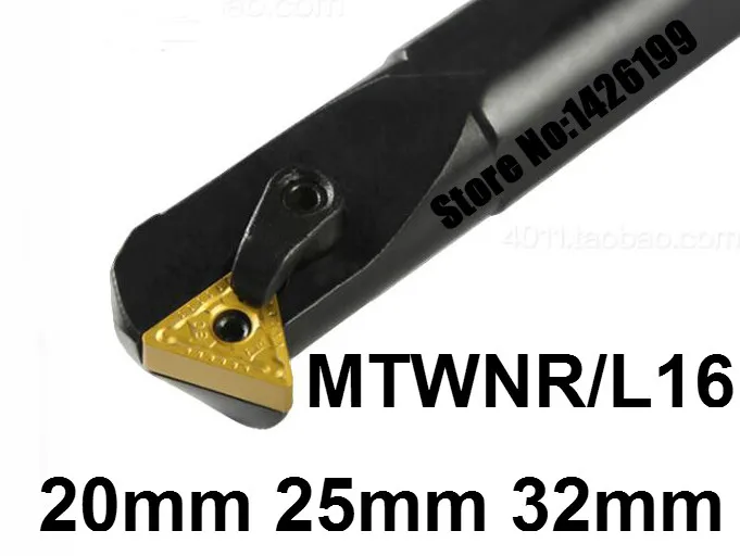 

1PCS S16Q-MTWNR16 S20R-MTWNR16 S25S-MTWNR16 S32T-MTWNR16 S40T-MTWNR16 MTWNL16 16mm-40mm CNC Internal Turning tools