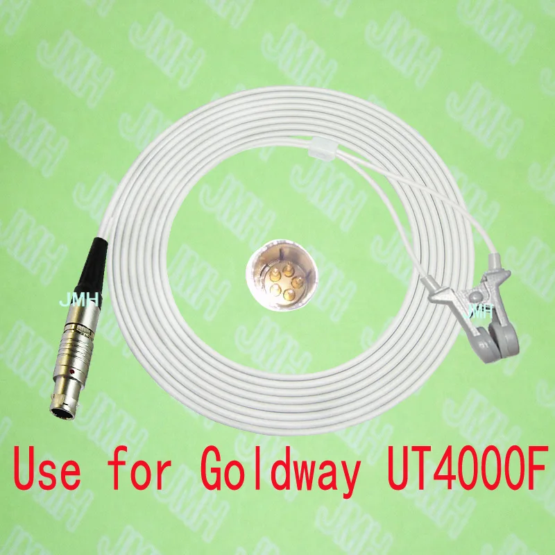 

Compatible with Goldway UT4000F Pulse Oximeter monitor ,Adult ear clip spo2 sensor,5pin lemo male connect,FGG .