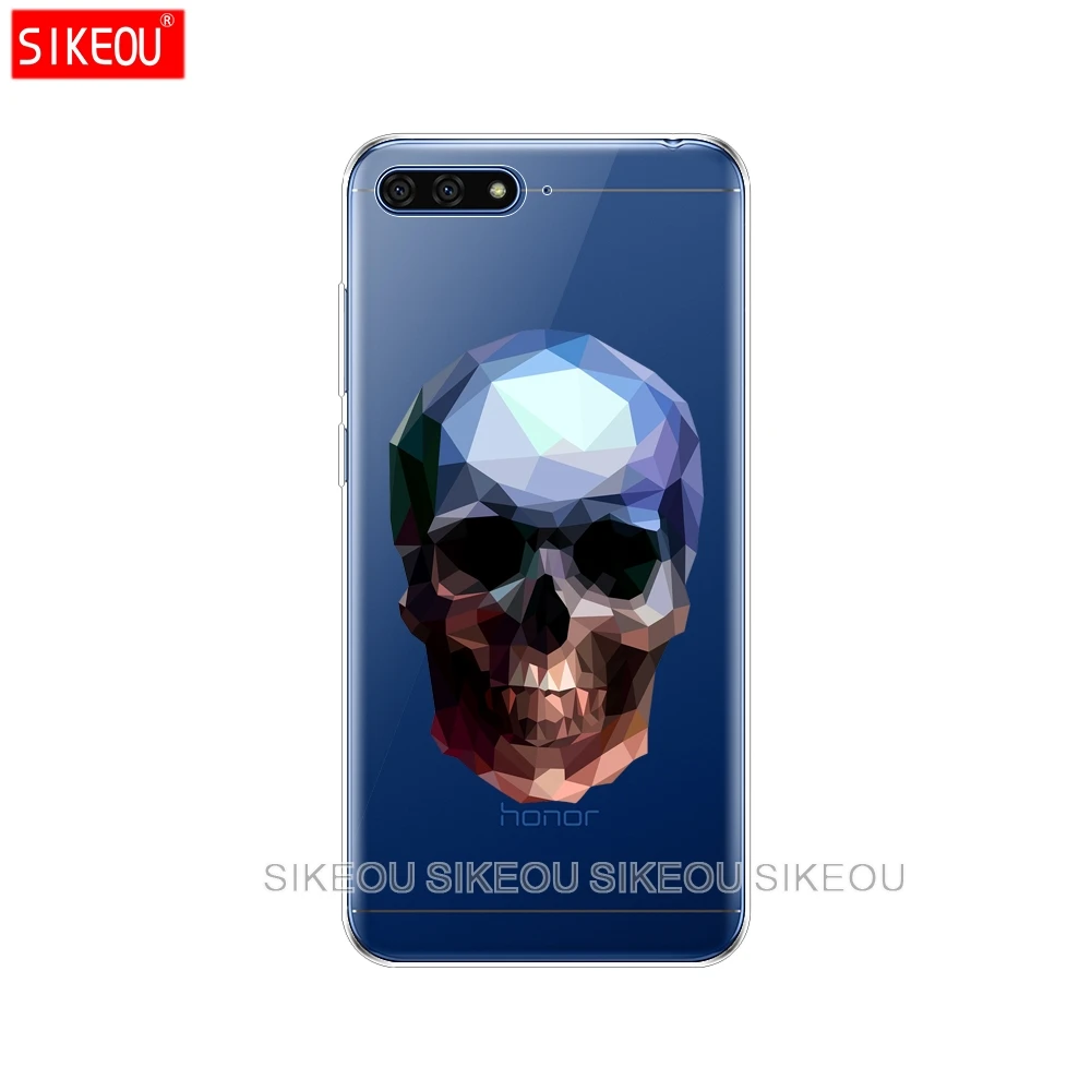 Силиконовый чехол для телефона Huawei Honor 7A PRO 7C Y5 Y6 Y7 Y9 2017 2018 Prime Мягкий ТПУ защитный с