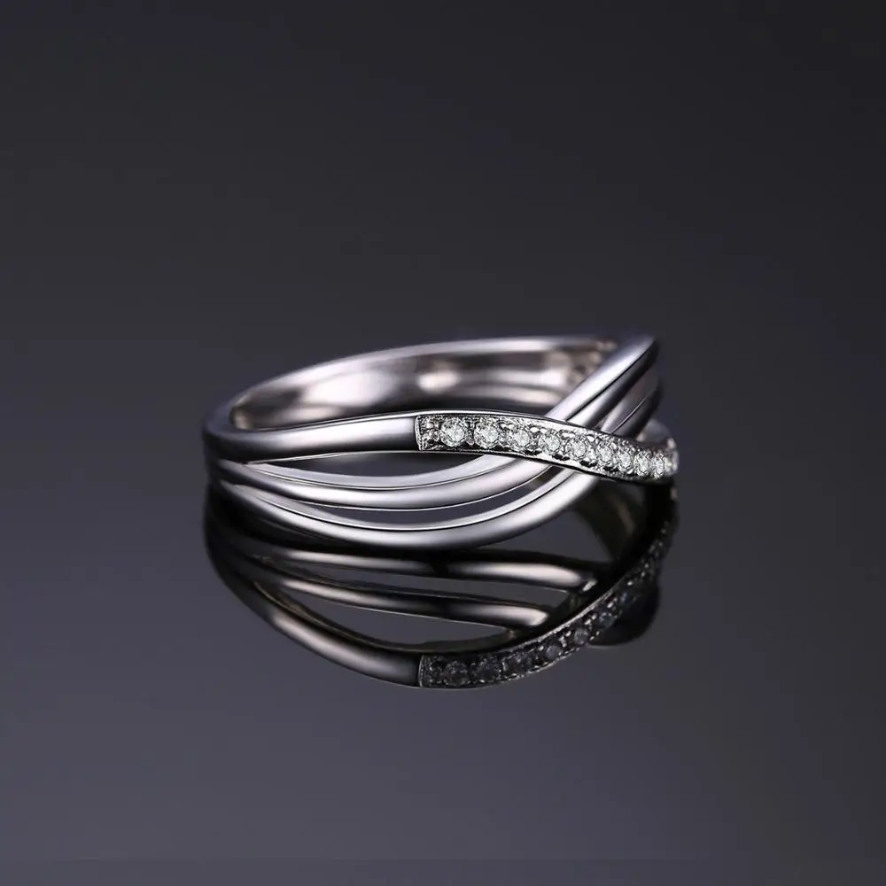 JewelryPalace узел бесконечности кубический цирконий-летие Promise обручальное кольцо стерлингового серебра 925 женщин ювелирных изделий на продажу