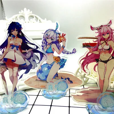 Honkai Impact 3 Q версия акриловая подставка Милая фигура модель высокого качества