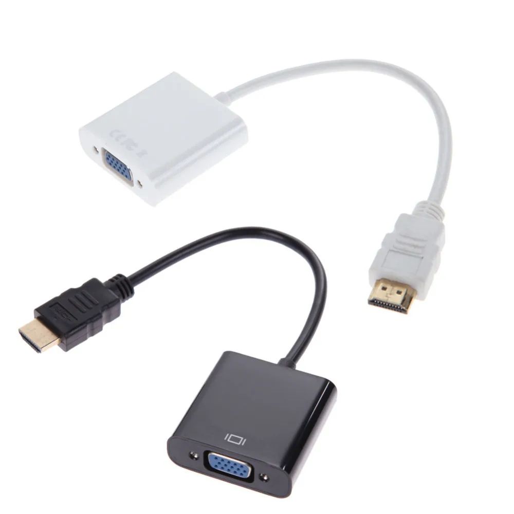Универсальный адаптер 3 в 1 1080p Micro HDMI/Mini HDMI/HDMI к VGA конвертер чипсетов| |