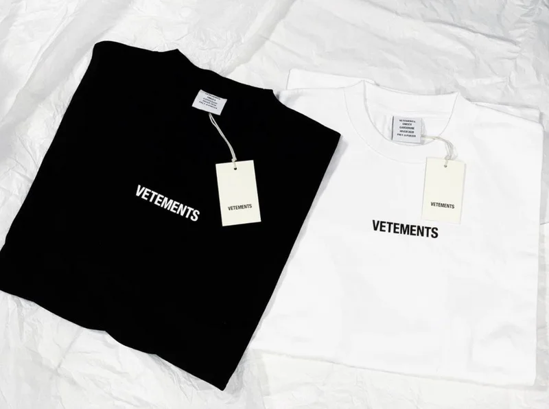 Торговая марка Vetements принт героя 2020 и вышитым логотипом большой ярлык с