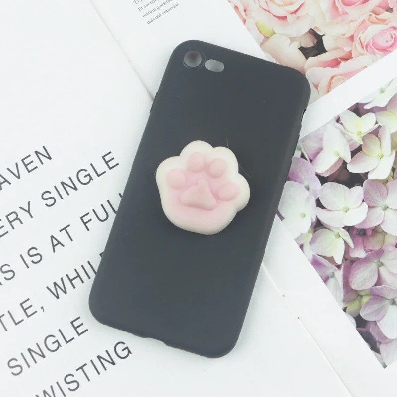 Мягкий 3D чехол для телефона с кошкой для iphone XS 11 Pro MAX XR 4 4S 5 5S 6 6S Plus 7 7 8 Plus мультяшный морской чехол Забавный мягкий чехол для ног