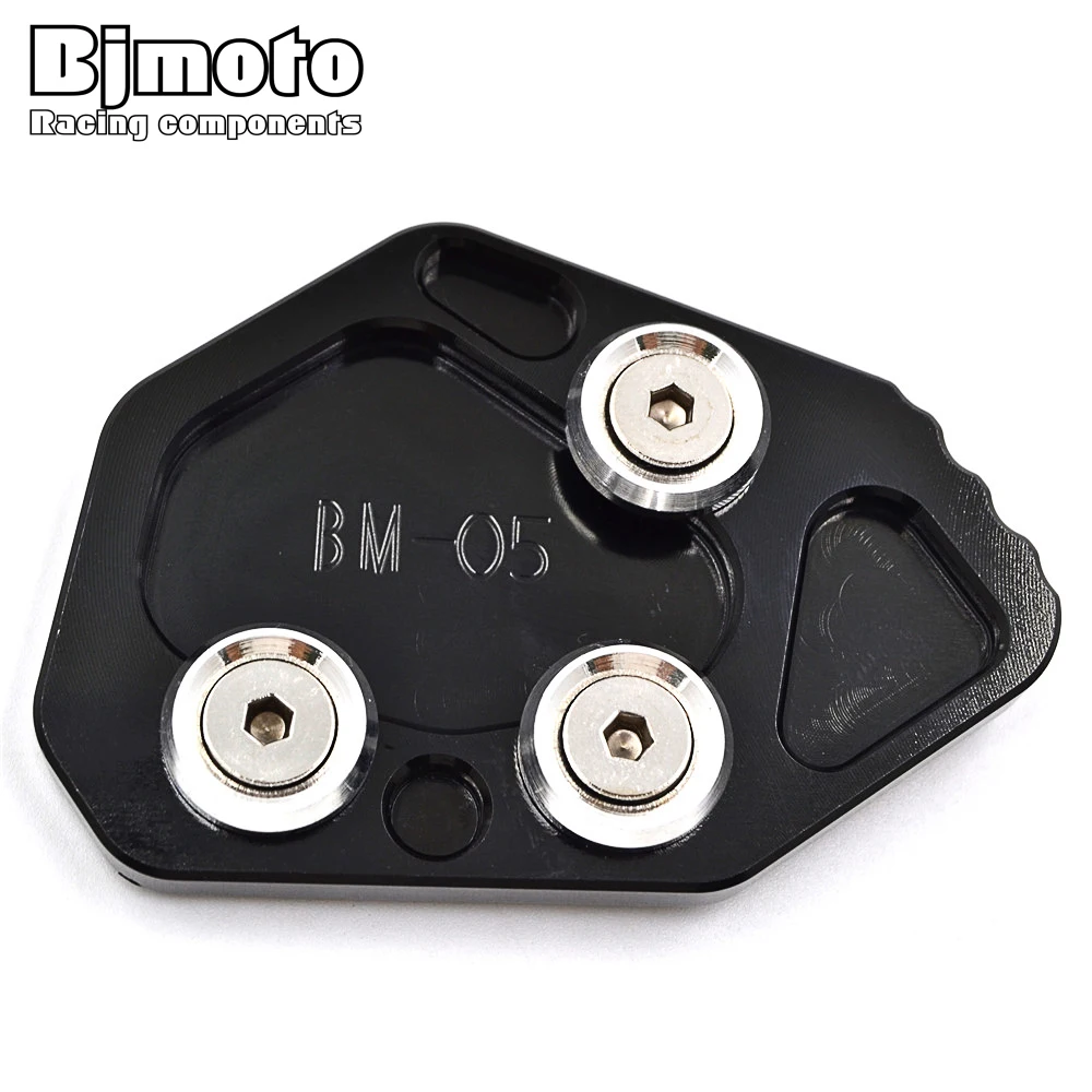 Боковая подставка для мотоцикла Bjmoto черная BMW K1300S 2009-2012 K1300R 2009-2013 K1200S 2004-2008 K1200R