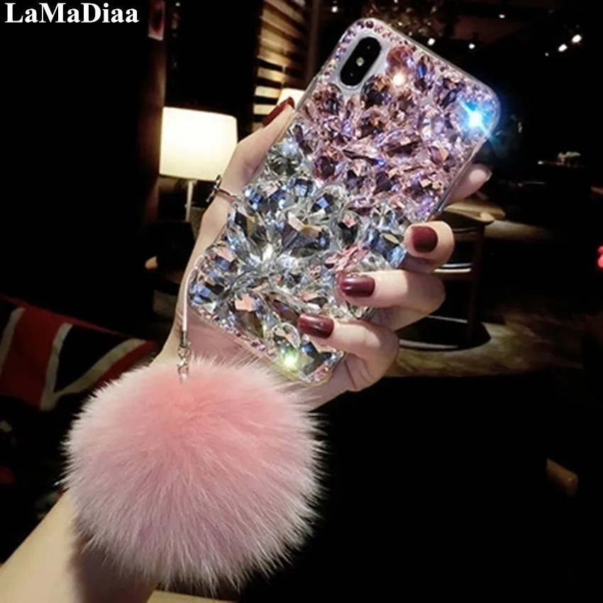 Чехол для телефона Huawei P8 P9 P10 P20 P30 P40 PLUS Lite Mate 10 20 30 Pro чехол с ремешком со стразами |