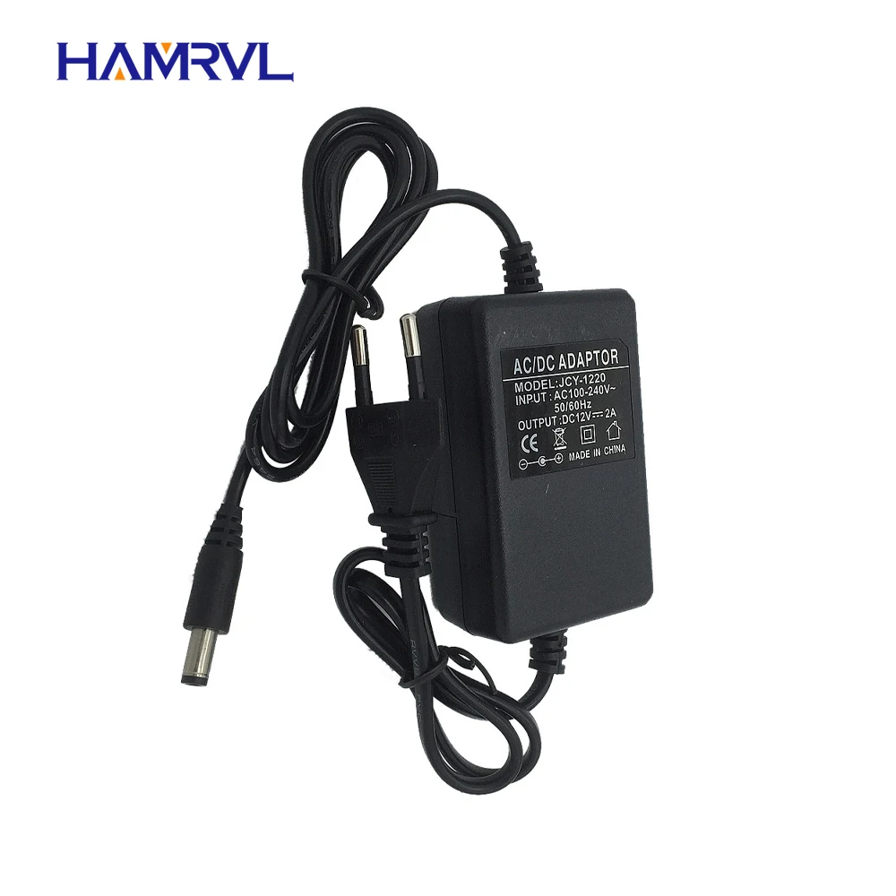 

24W 12V 2A Switch Power Supply Switching Driver Adapter Voltage Transformer for Led Strip Light Display 110V/220V EU US Plug