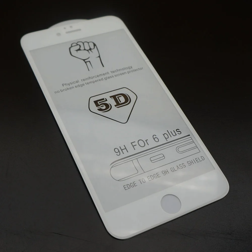 Защитная пленка SMILYOU 5D с закругленными краями для iphone X 8 7 6S 6 Plus x new 3D защита из