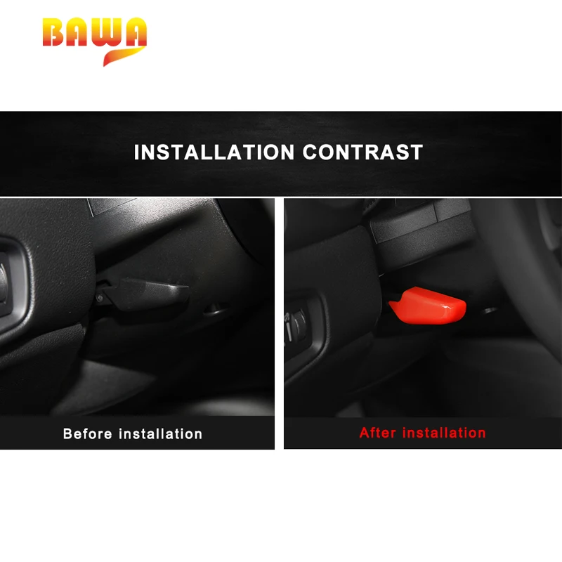 Внутренние молдинги BAWA для Jeep Renegade 2016 2017 регулируемая крышка рулевого колеса из