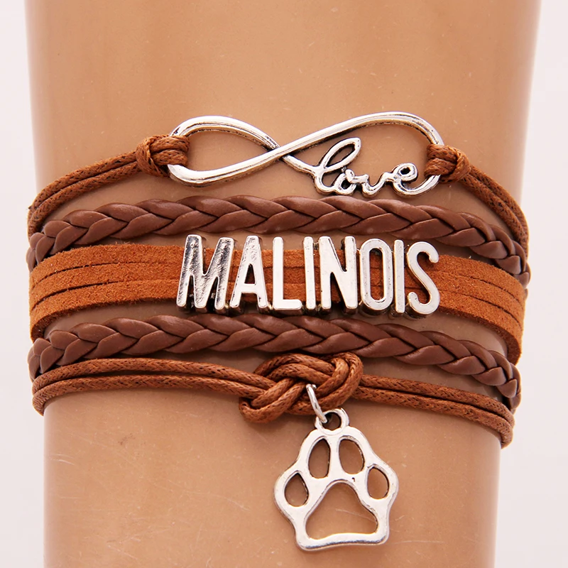 Прямая поставка браслет Infinity Love малинуа браслеты розового и темно синего цвета