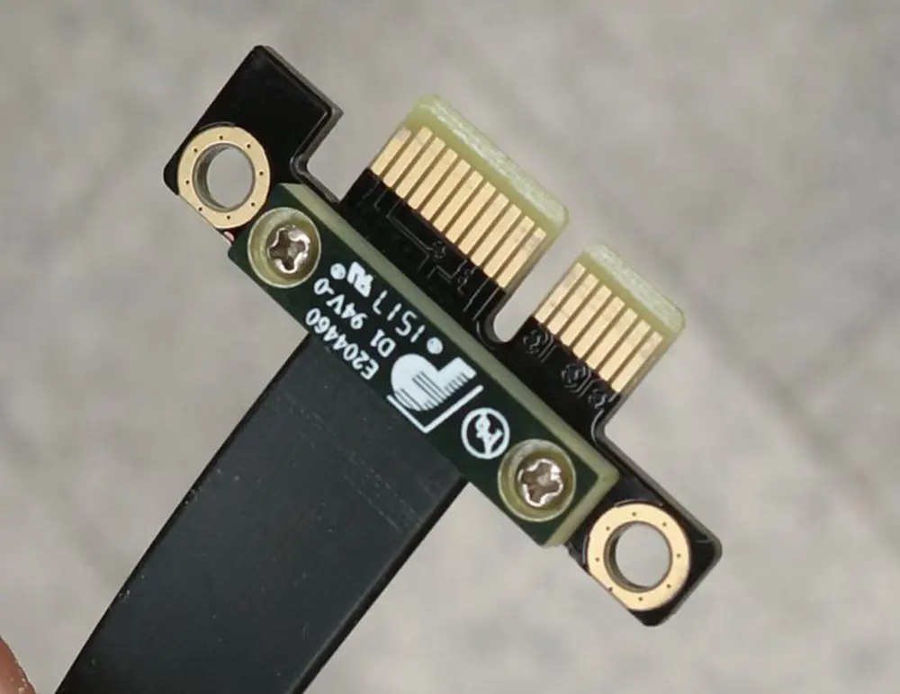 Riser PCI-express PCIe x1 для mini mPCIe беспроводной WiFi расширитель карт ленточный кабель PCI-e 1x10