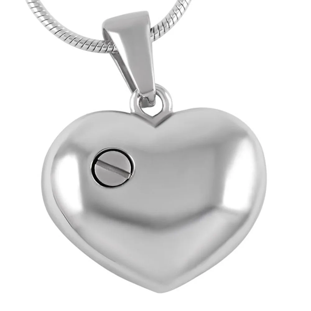 MJD8110 memorial jewelry High Polish Urn Pendant Stainless Ash Jewelry Always In My Heart Cremation Wholesale Necklace | Украшения и