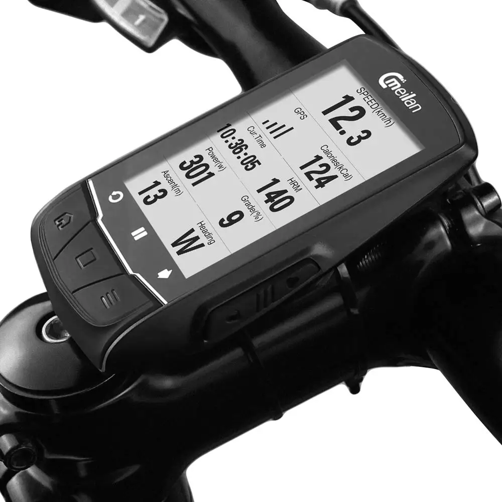 Meilan gps навигация велосипед компьютер M1 Велоспорт Bluetooth спидометр (SETB с монитором