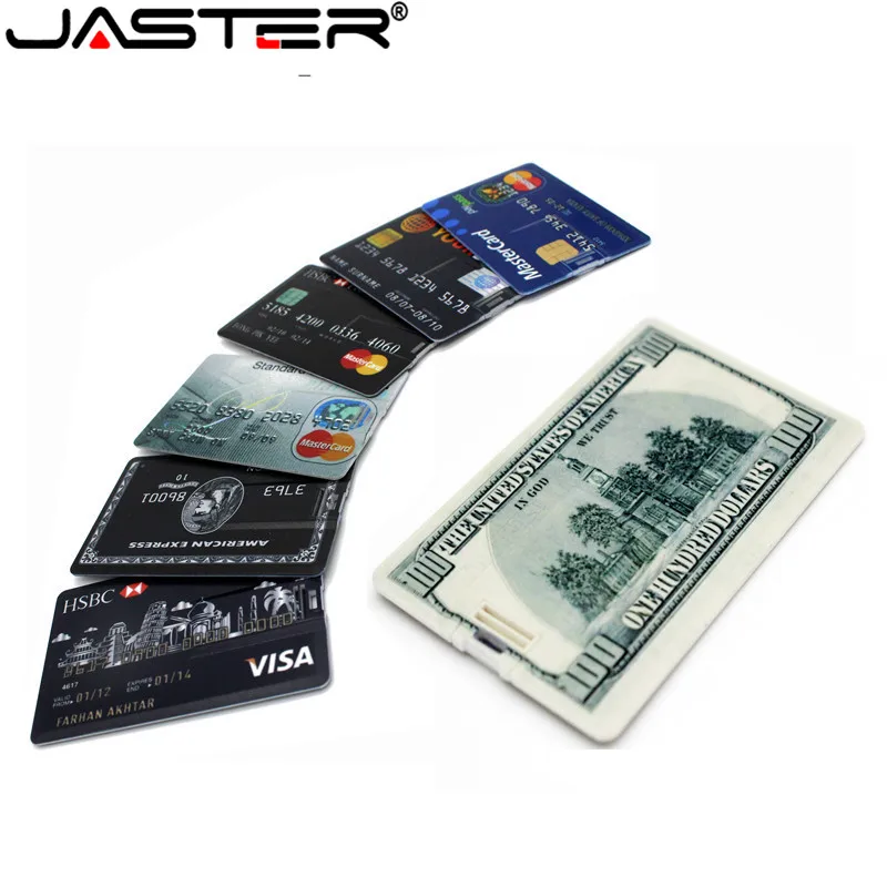 JASTER мультфильм флэш накопитель с usb интерфейсом банк карта 4G/8G/16G/ 32G 2 0 креативная