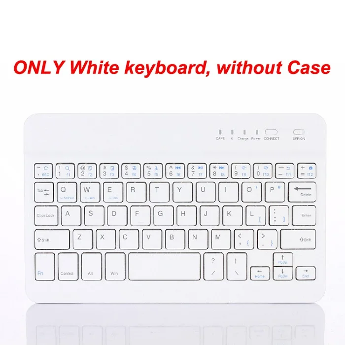 ONLY keyboard Jktypuak Tab2 A10-30 X30F Беспроводной Bluetooth клавиатура кожаный чехол для lenovo TAB 2 TAB 3 A10-70F A10-70L x70f x70m x30l чехол - Цвет: ONLY keyboard