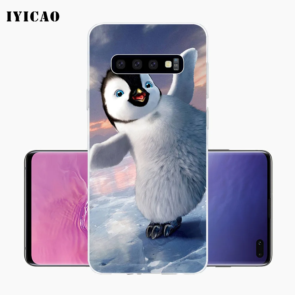IYICAO милый мягкий силиконовый чехол для Samsung Galaxy S10e S10 S9 S8 Plus S7 Edge TPU|Чехлы-накладки| |