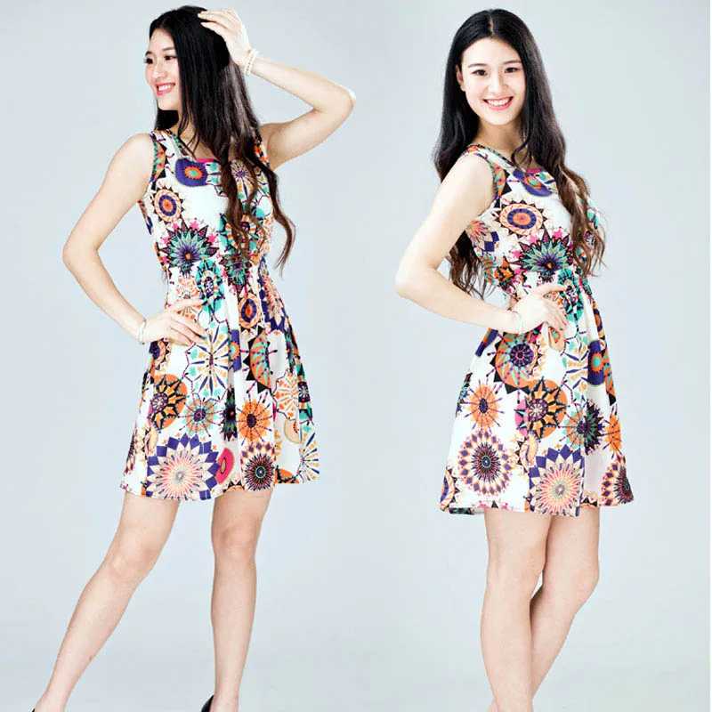 Женское Повседневное платье-рубашка элегантное винтажное пляжное мини-платье