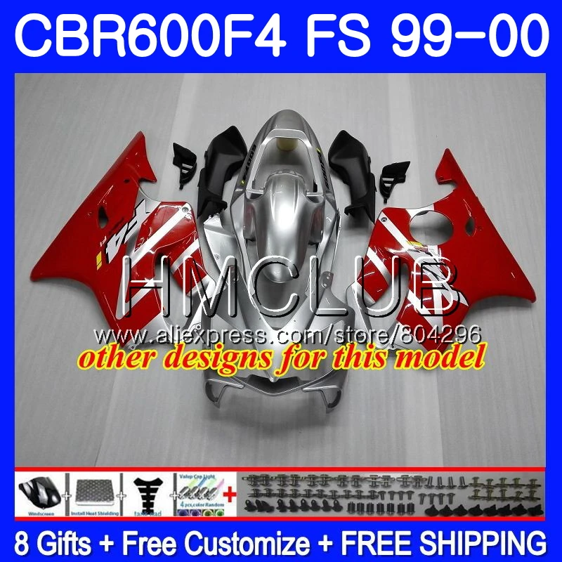 Корпус для HONDA CBR600F4 CBR600 F 4 RR F4 99 00 60HM.18 CBR 600F4 600 FS 1999 2000 обтекатель желтый